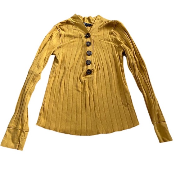 Forever 21 Tops - Forever 21 Mustard Yellow Long Sleeve